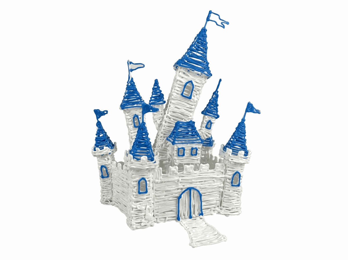 Castillo de cuento en 3D