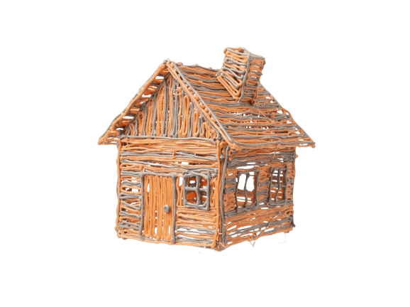 Casa hecha con lápiz 3D