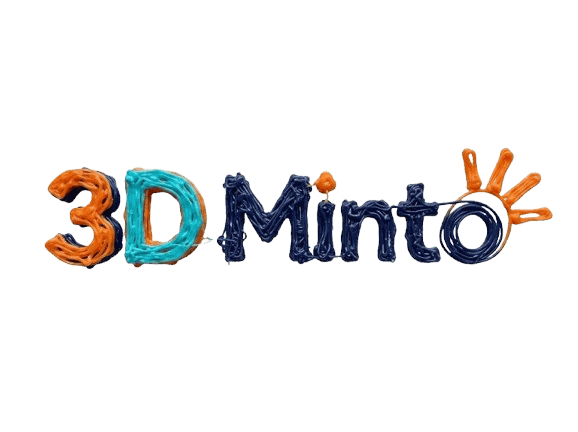Logo 3D Minto hecho con lápiz 3D