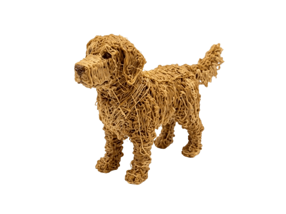 Perro hecho con lápiz 3D